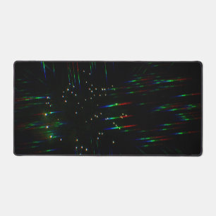 Feux d'artifice à travers des lunettes 3D 3