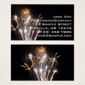 Feux d'artifice blancs et or II Célébration patrio (Devant & derrière)