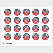 Feux d'artifice Rockets 4 juillet Stickers (Feuille)