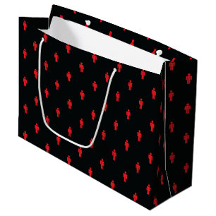 Feux de circulation Homme grand sac cadeau