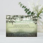 feux de jardin Cartes d'hébergement mariage (Debout devant)