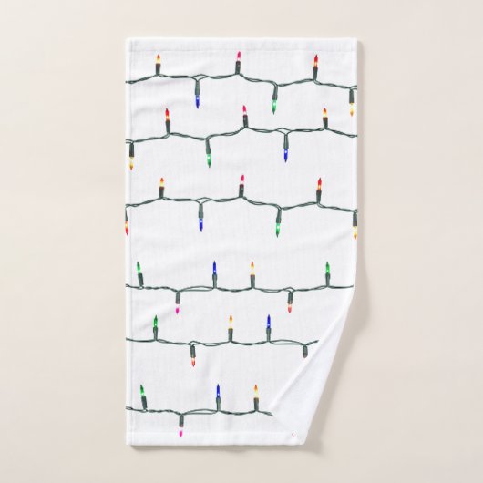 Feux de Noël (Serviette à main)