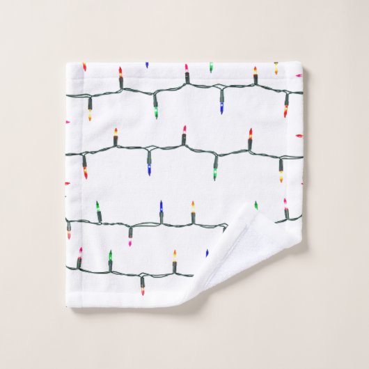 Feux de Noël (Gant de toilette)