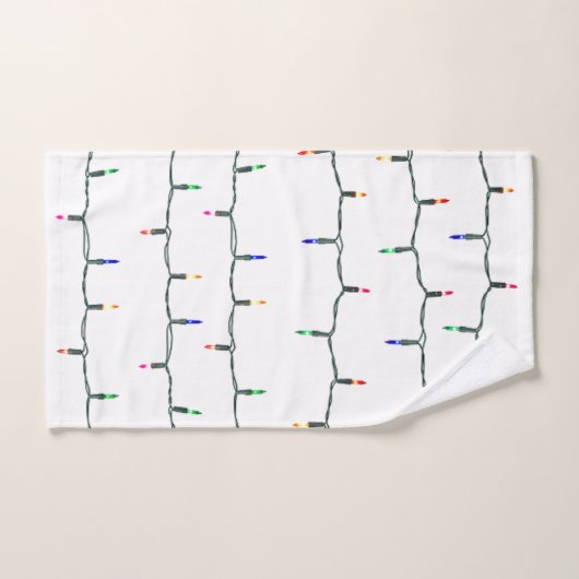 Feux de Noël (Serviette à main)