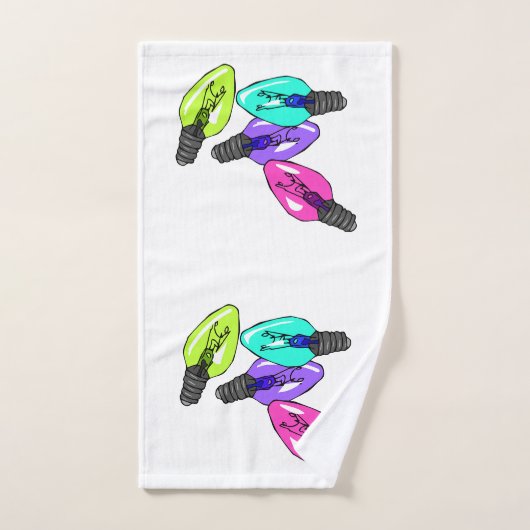 Feux de Noël (Serviette à main)