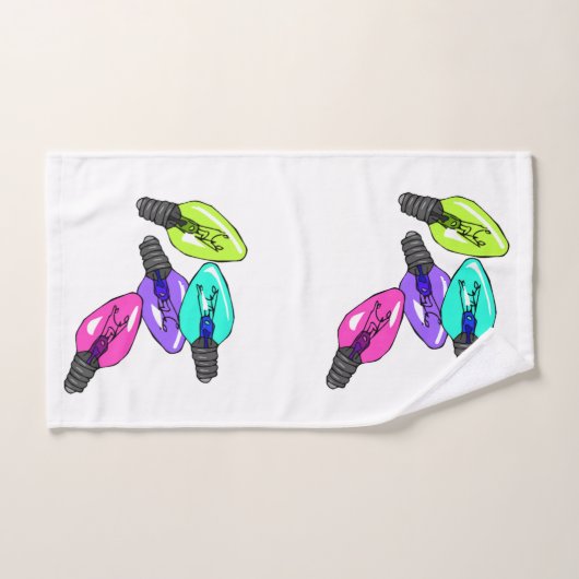 Feux de Noël (Serviette à main)