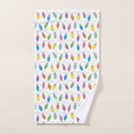 Feux de Noël (Serviette à main)