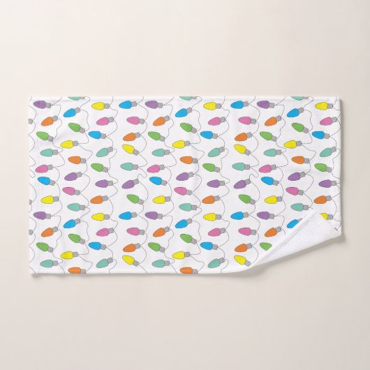 Feux de Noël (Serviette à main)