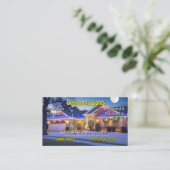 Feux de Noël Cartes de visite (Debout devant)