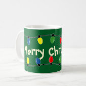 Feux de Noël personnalisées décoration café tasse (Devant gauche)