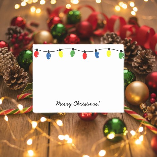 Feux de Noël personnalisées Notes Post-it®
