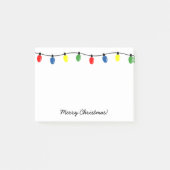 Feux de Noël personnalisées Notes Post-it® (Devant)