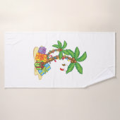 Feux de noix de palmier Tropical Xmas Coconut (Serviette de bain)