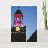 Feux d'église carte de Noël (Dos)