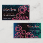 Feux d'été Fashion Cartes de visite (Devant / Derrière)