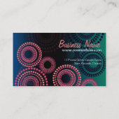 Feux d'été Fashion Cartes de visite (Dos)