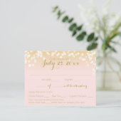 Feux d'étincelle rose et or roux RSVP (Debout devant)