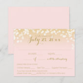 Feux d'étincelle rose et or roux RSVP (Devant / Derrière)