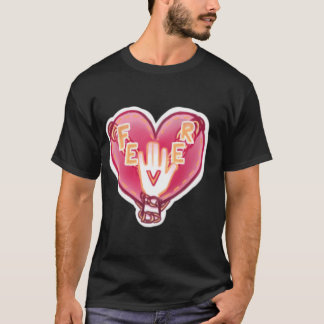 Fever ENHYPEN Chained Heart Logo Sticker T-shirt