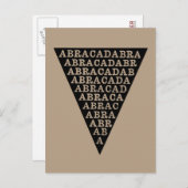 Fever Prevention Symbol Briefkaart (Voorkant / Achterkant)