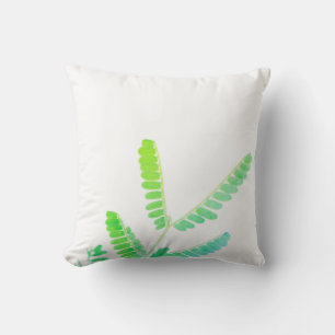 Fever Tree Green Leaves Coussin Jeté Oreiller