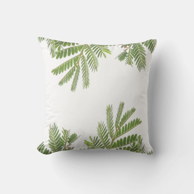 Fever Tree Green Leaves Coussin Oreiller (Recto)
