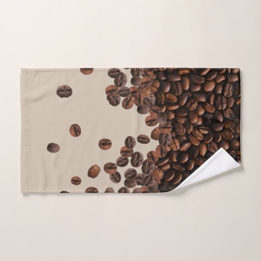 Fèves de café (Serviette à main)