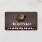 Fèves de café | 10 Visiter la carte de poinçon (Devant)