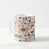 Fèves de café motif Café Mug (Devant gauche)