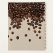 Fèves de café Nom personnalisé Mois (Dos)