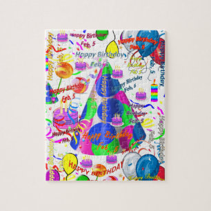 Février 5 Anniversaire Jigsaw Puzzle