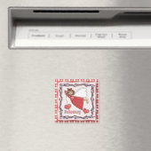 Février Angel / Fée Mois Magnet (In Situ (Lave-vaisselle))