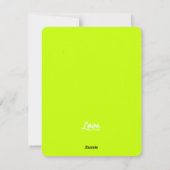 Février Anniversaire Mois Carte (Violet) (Dos)