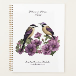 Février Mois de naissance Fleur personnalisée Anni