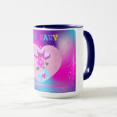 Février Mois du coeur Mug (Devant droit)