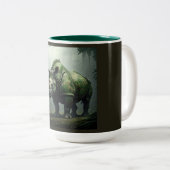 Fey Treecrasher Tweekleurige Koffiemok (Voorkant rechts)