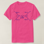 Feynman diagram electron positron pair annihilatio t-shirt (Design voorkant)