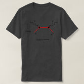 Feynman Diagram Physics T-shirt (Design voorkant)