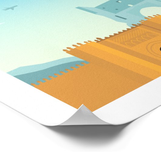 Fez city morocco poster (Coin)