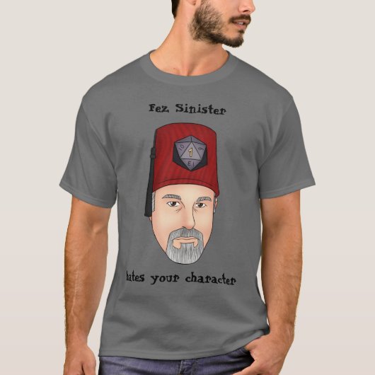 Fez Sinister haat shirt (Voorkant)