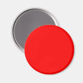 FF0000 Rood Magneet (Voorkant / Achterkant)