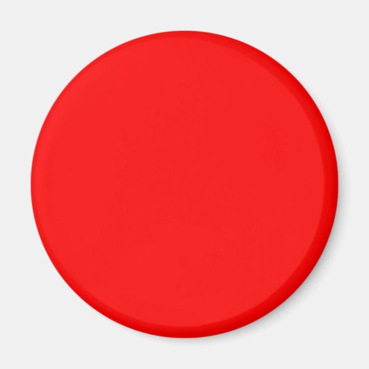 FF0000 Rood Magneet (Voorkant)