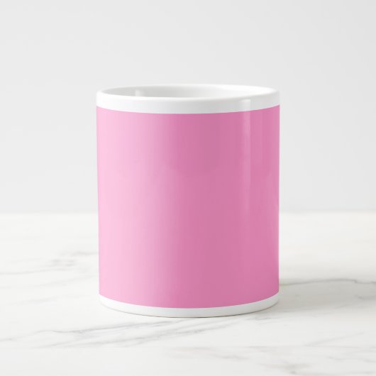 FF99CC roze Jumbo Mok (Voorkant)