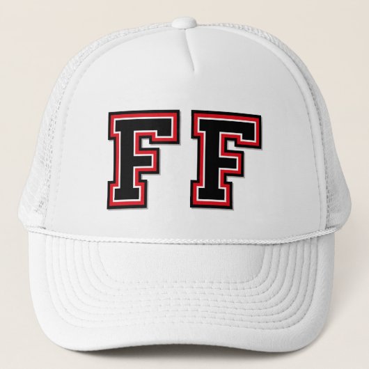 "FF"-monogram Trucker Pet (Voorkant)