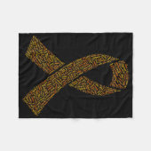 FF names Ribbom fleece blanket (Voorkant (Horizontaal))