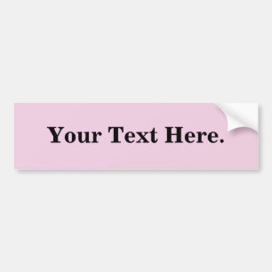 FFCCFF Bleek Lila roze lavender Solid Color Bumpersticker