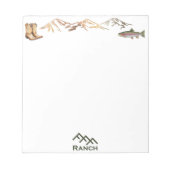 FFF Ranch  Notitieblok (Voorkant)