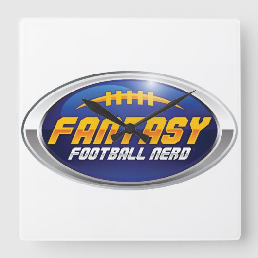 FFN-wandklok Vierkante Klok (Voorkant)