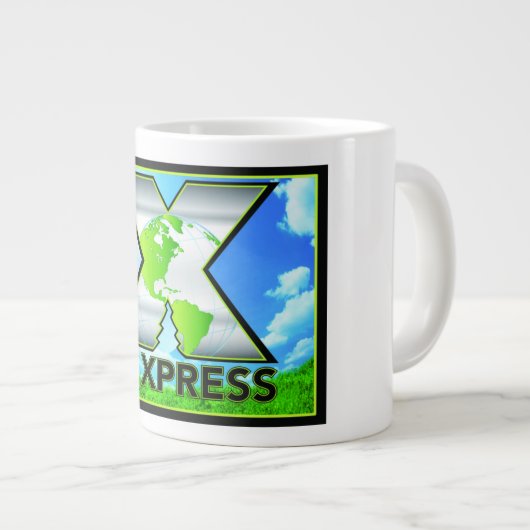 FG Xpress Coffee-Mok Extra Grote Beker (Voorkant rechts)