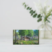 Fhantasieten: De Bladwijzer van het bos Visitekaartje (Staand voorkant)